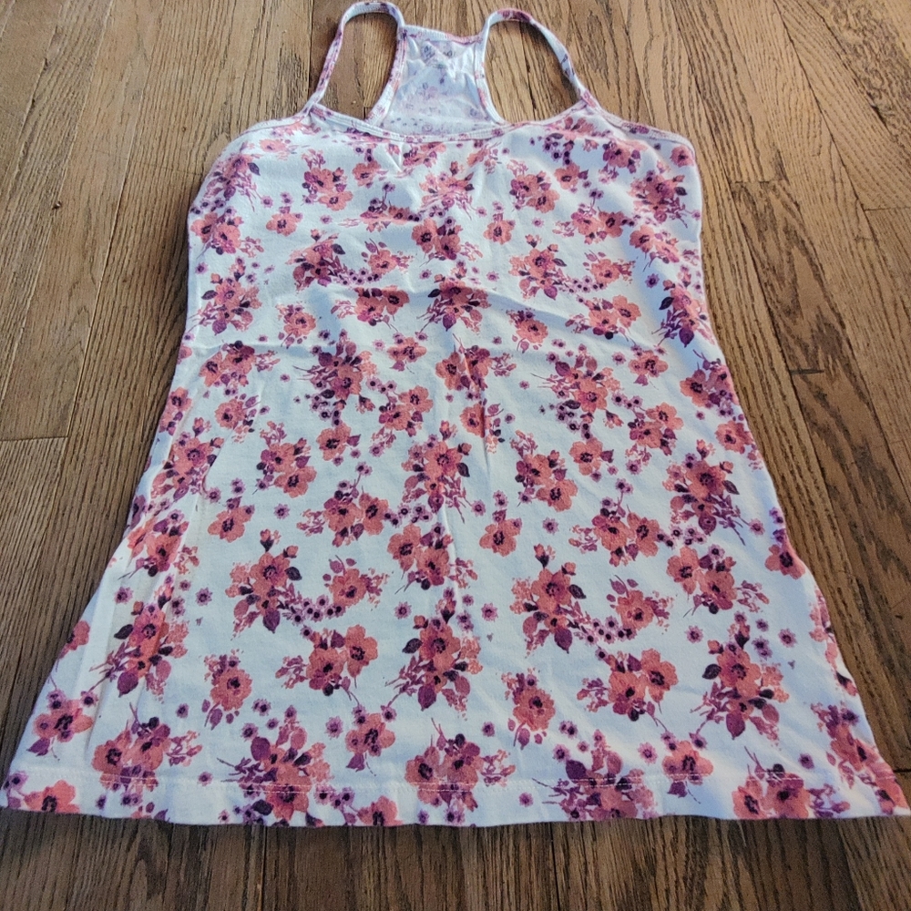 Floral print tank top